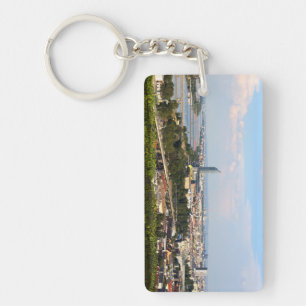 View Over Vienna Key Ring