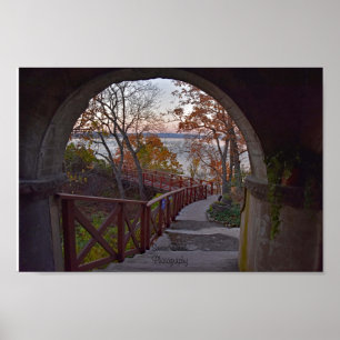 View seen from inside the Bannerman Residence Poster
