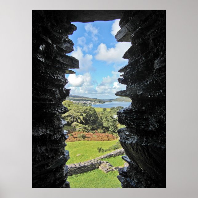 View Through the Castle Window Poster (Front)