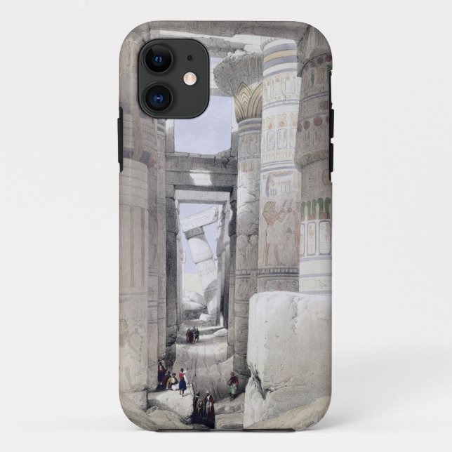 View through the Hall of Columns, Karnak, from "Eg Case-Mate iPhone Case (Back)