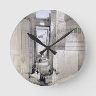 View through the Hall of Columns, Karnak, from "Eg Round Clock