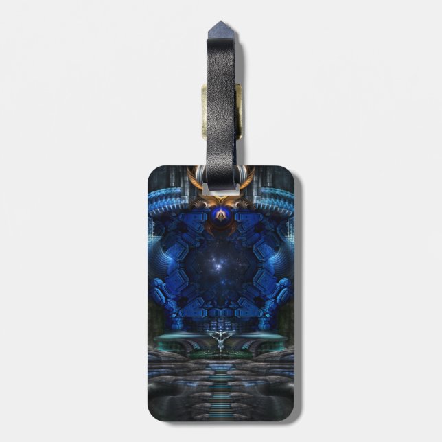 View To Eternity Luggage Tag (Back Vertical)