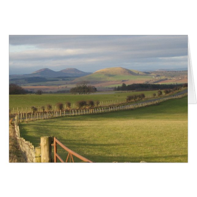 View Towards Eildon Hills, Scottish Borders (Front Horizontal)