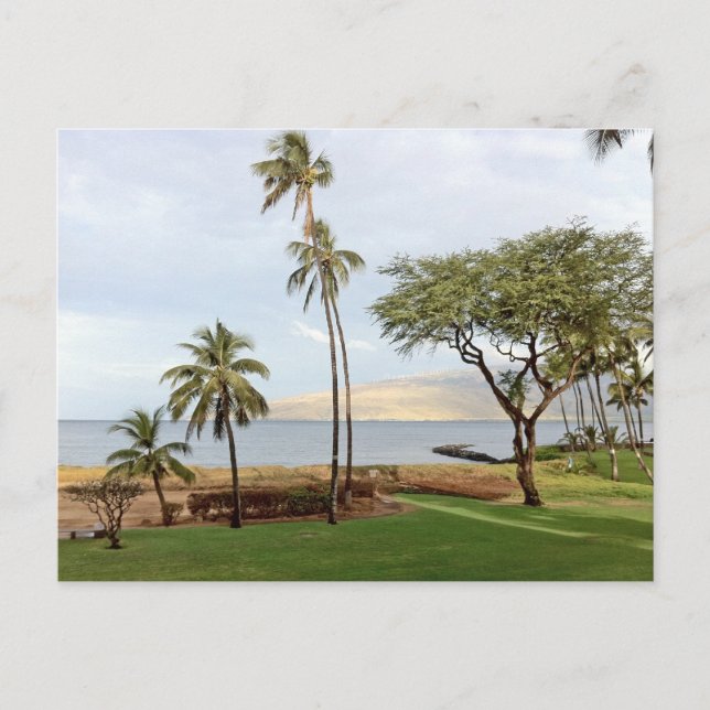 View towards Maalaea Bay from Kihei, Maui Postcard (Front)