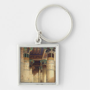 View under the Grand Portico, Philae Key Ring