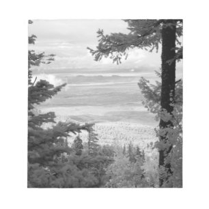 View west from crest of Sandia, Mountains, Notepad