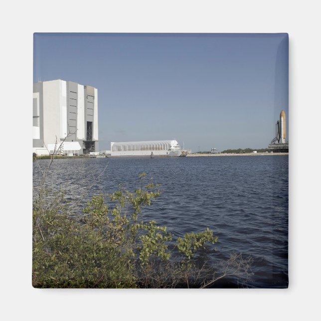 Viewed across the basin, Space Shuttle Atlantis Magnet (Front)