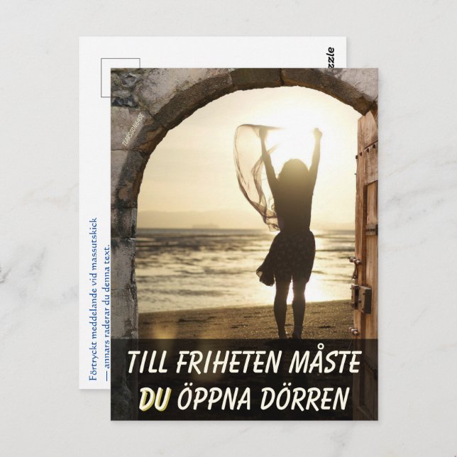 Viewer Card — Freedom door (Front/Back)