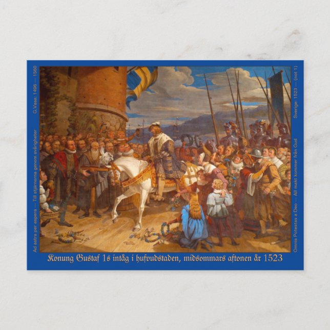 Viewing Card — Gustav Vasa (Front)