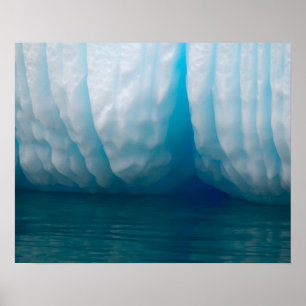 Viewing icebergs in blue in the Errera Channel Poster