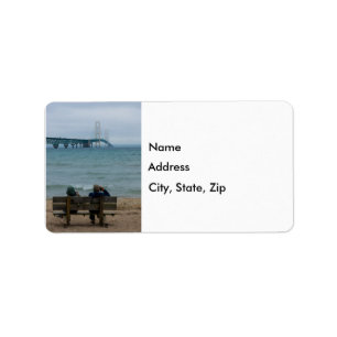 Viewing Mackinac Bridge Address Label