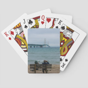 Viewing Mackinac Bridge Playing Cards