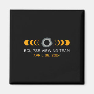 Viewing Team Funny Total Solar Eclipse Astronomy Magnet