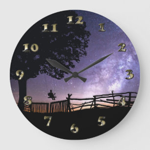 Viewing the Universe from a Swing Large Clock