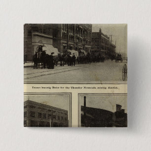 Views, Boise, Idaho 15 Cm Square Badge