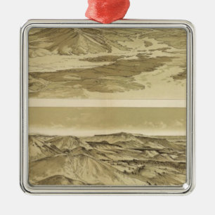 Views from Mount Trumbull and Mount Emma Metal Ornament