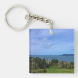Views from the Astoria Column, Oregon Key Ring