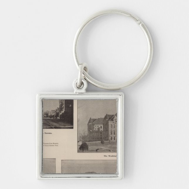Views in Washington Key Ring (Front)