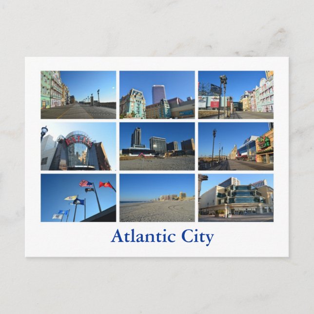 Views of Atlantic City Postcard (Front)