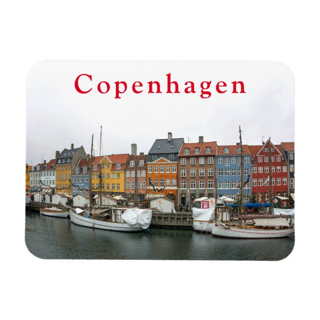 Views of Copenhagen. Nyhavn. P. 4. Magnet (Horizontal)