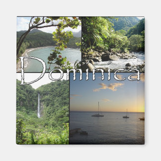 Views of Dominica magnet