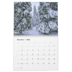 Views of Italy, France and California Calendar