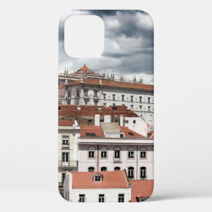 Views of Lisbon city in the morning in a cloudy da iPhone 12 Case