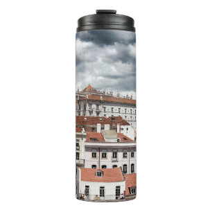 Views of Lisbon city in the morning in a cloudy da Thermal Tumbler