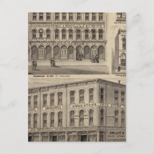 Views of Moore's and Wabashaw, Minnesota Postcard