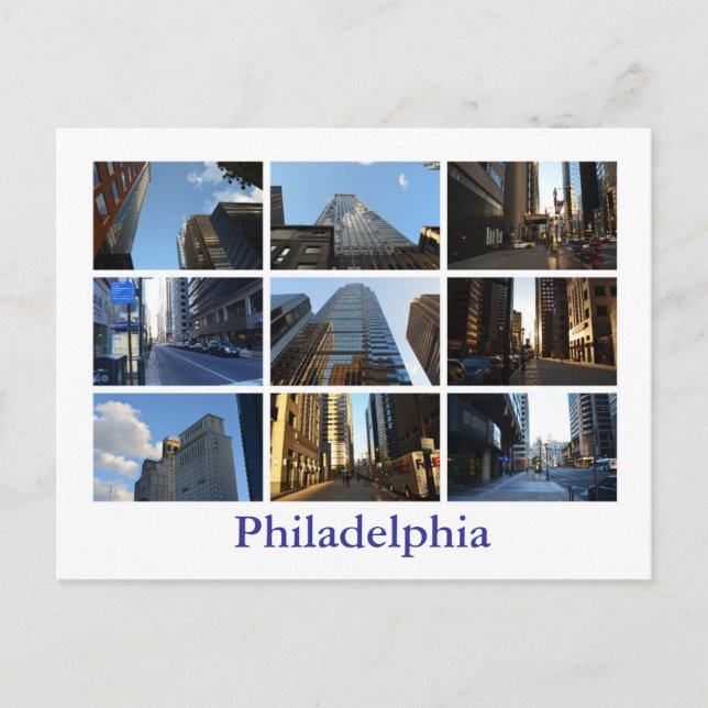 Views of Philadephia Postcard (Front)