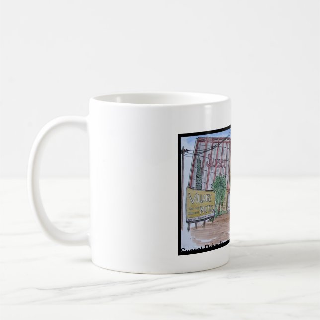 Views Of San Luis Obispo, Sunset Drive-In Coffee Mug (Left)