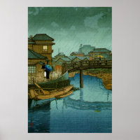 Views of Tokaido Shinagawa Kawase Hasui