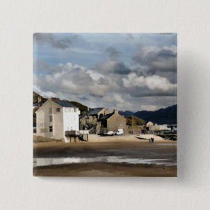 VIEWS OF WALES 15 CM SQUARE BADGE