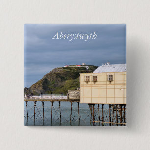 VIEWS OF WALES 15 CM SQUARE BADGE
