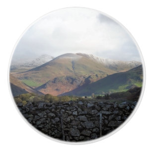 VIEWS OF WALES CERAMIC KNOB