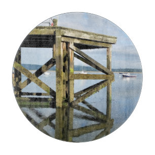 VIEWS OF WALES CUTTING BOARD