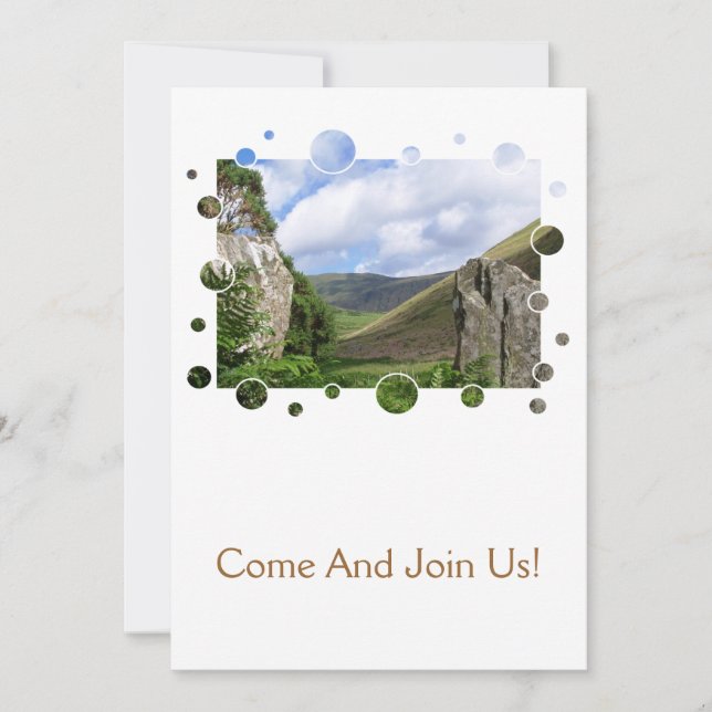 VIEWS OF WALES INVITATION (Front)