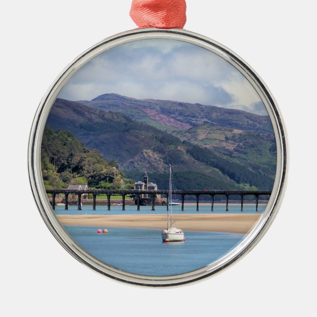 VIEWS OF WALES METAL TREE DECORATION (Front)