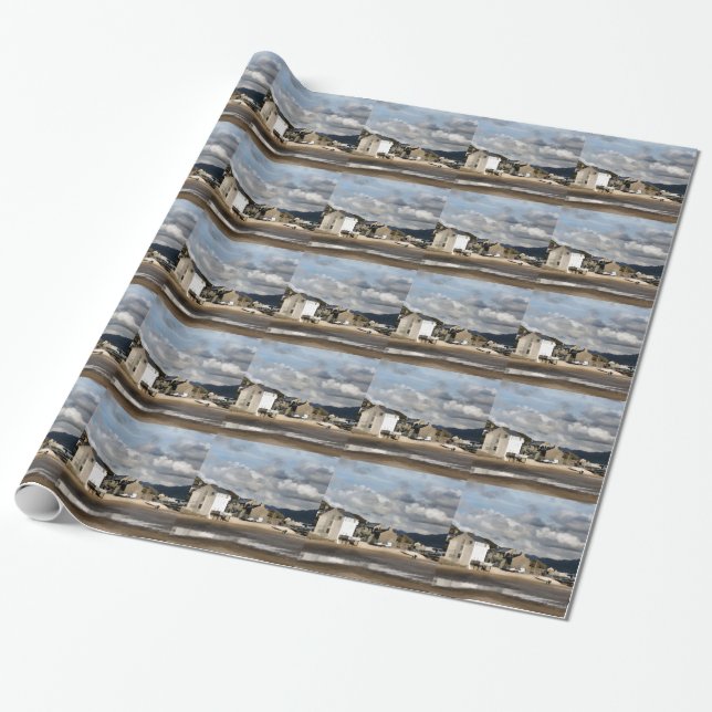 VIEWS OF WALES WRAPPING PAPER (Unrolled)