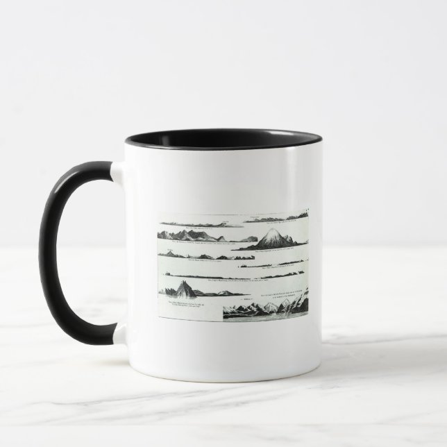 Views on the West Coast of America, c.1778 Mug (Left)