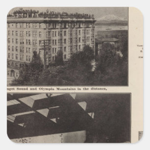 Views, Seattle Square Sticker