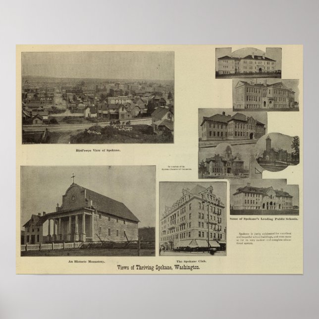 Views, Spokane, Wash Poster (Front)