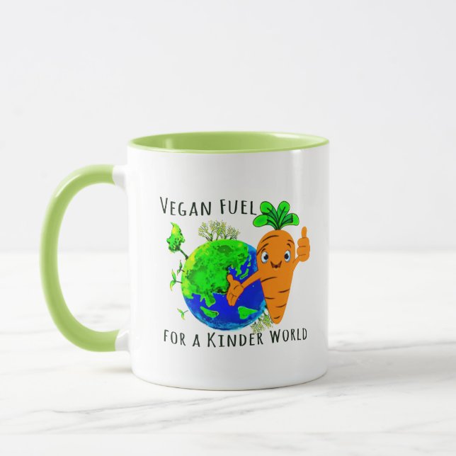 Vigan Fuel For A Kinder Wold Mug (Left)