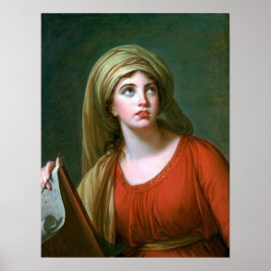 Vigée Le Brun - Lady Hamilton As The Persian Sibyl Poster