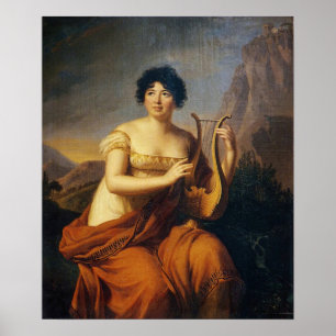 Vigée Le Brun - Madame De Stael In Corinne Poster