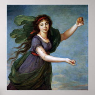 Vigée Le Brun - Portrait Of A Young Woman Poster