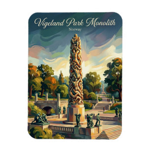 Vigeland Park Norway Magnet