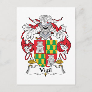 Vigil Family Crest Postcard
