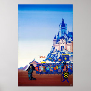 Vigil of Prayer. Joan of Arc by Nicholas Roerich Poster