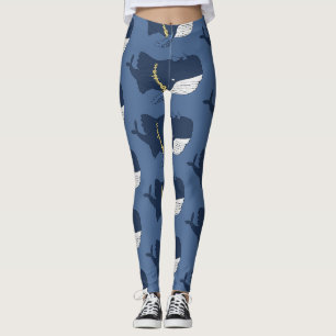 Vigilante Whale Leggings